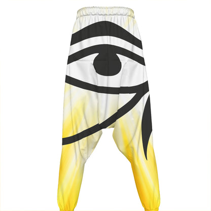 Eye Of Horus Symbol Print Hammer Pants