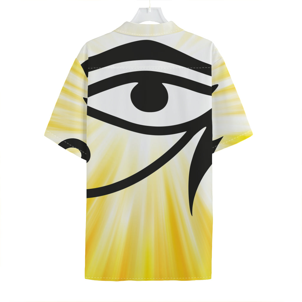 Eye Of Horus Symbol Print Hawaiian Shirt