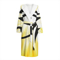 Eye Of Horus Symbol Print Hooded Bathrobe