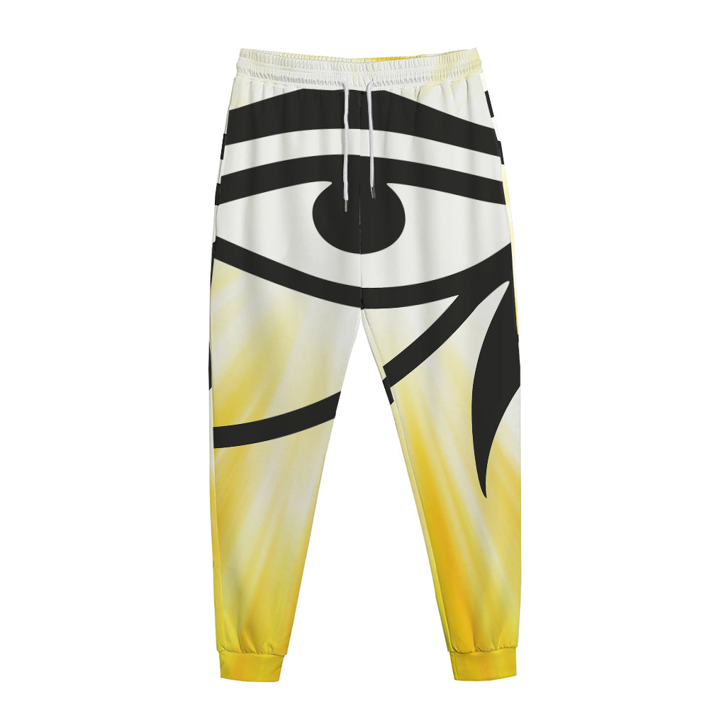 Eye Of Horus Symbol Print Jogger Pants