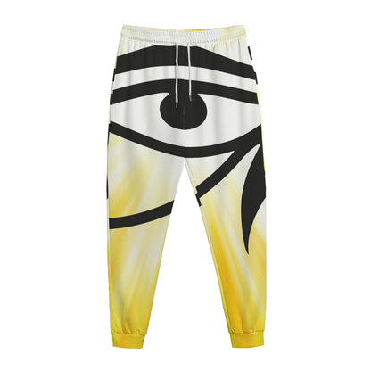 Eye Of Horus Symbol Print Jogger Pants