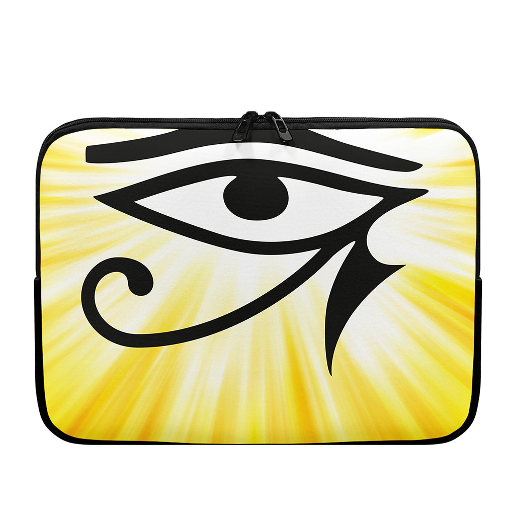 Eye Of Horus Symbol Print Laptop Sleeve