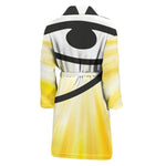 Eye Of Horus Symbol Print Men's Bathrobe