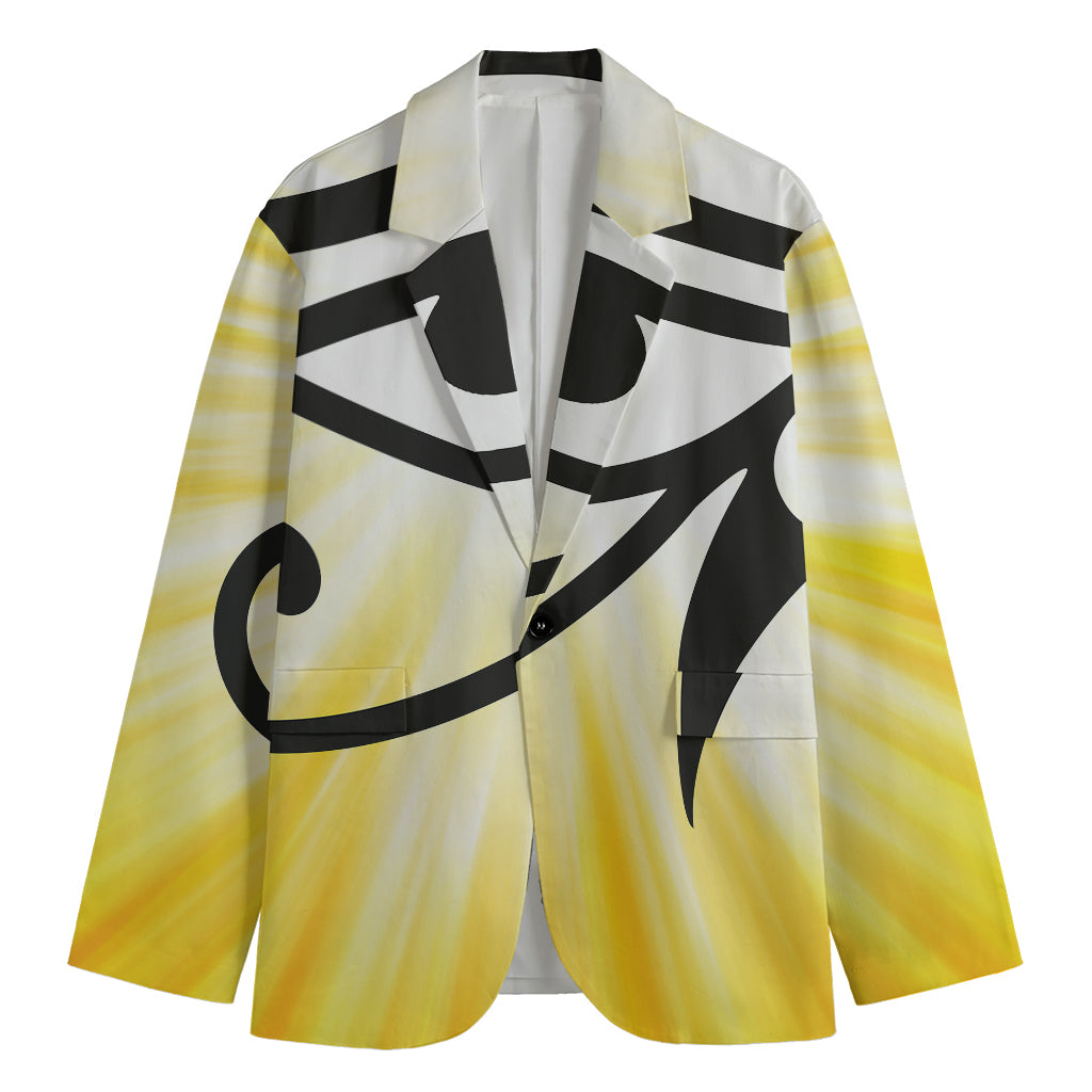 Eye Of Horus Symbol Print Men's Blazer