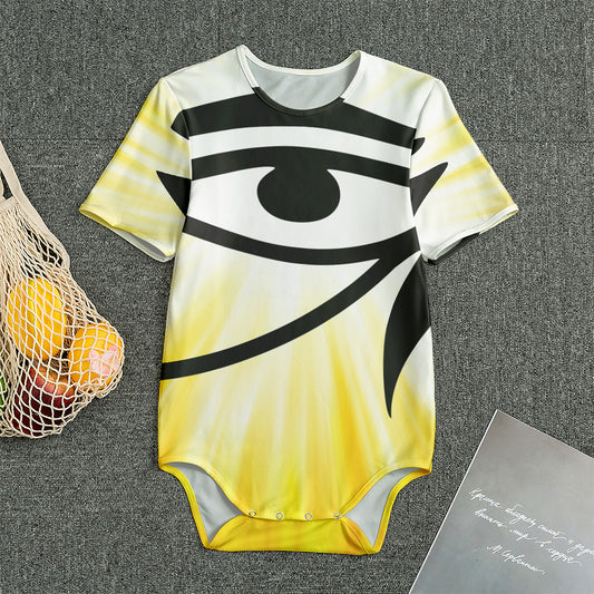 Eye Of Horus Symbol Print Men's Bodysuit