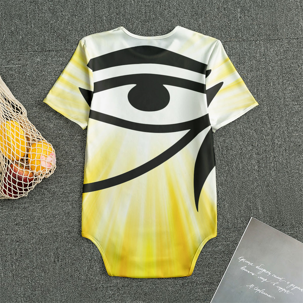 Eye Of Horus Symbol Print Men's Bodysuit