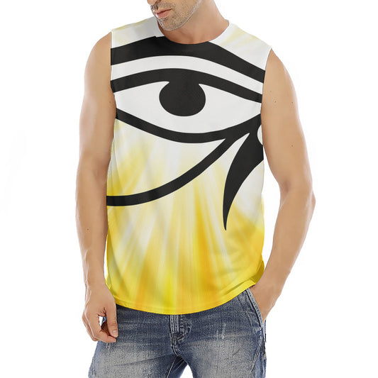 Eye Of Horus Symbol Print Men's Fitness Tank Top