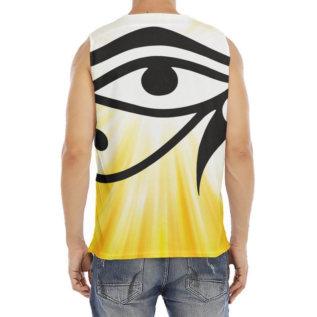 Eye Of Horus Symbol Print Men's Fitness Tank Top