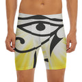 Eye Of Horus Symbol Print Men's Long Boxer Briefs