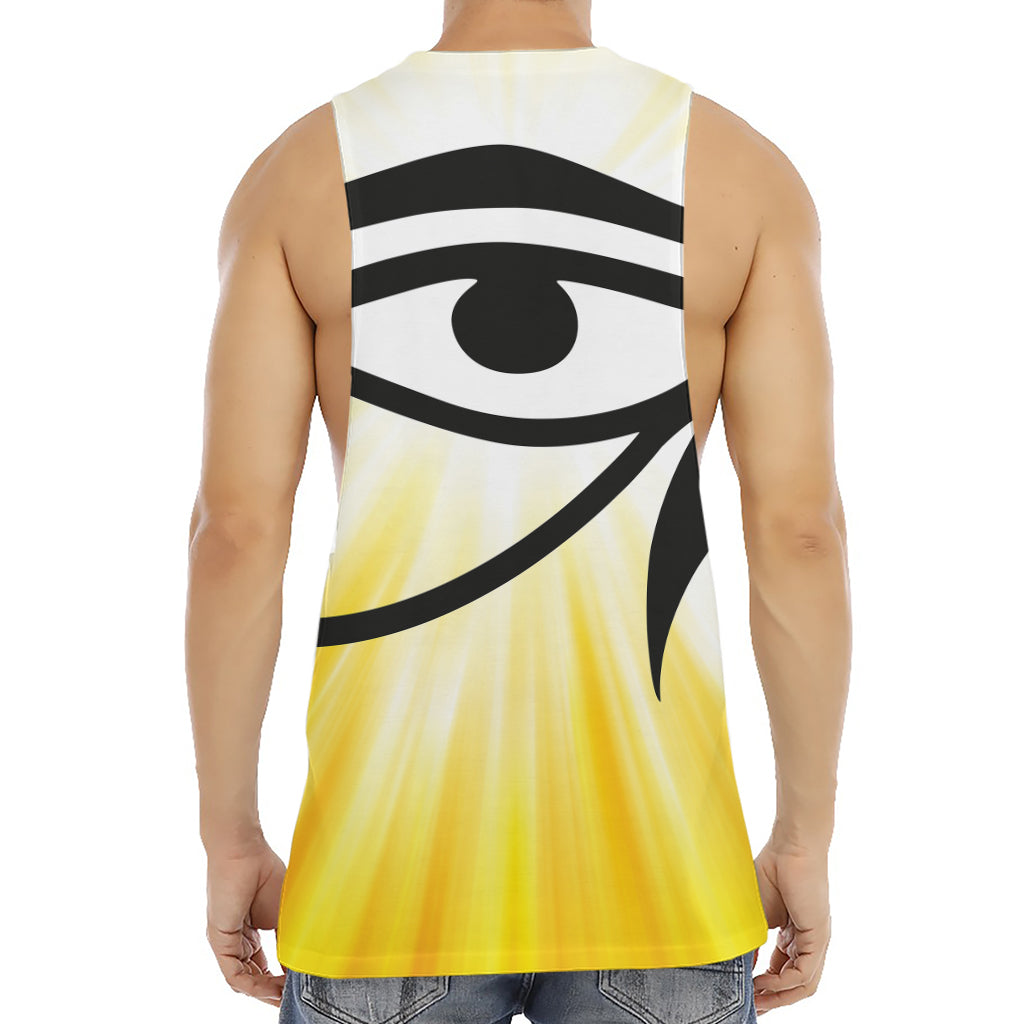 Eye Of Horus Symbol Print Men's Muscle Tank Top
