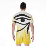 Eye Of Horus Symbol Print Men's Rompers