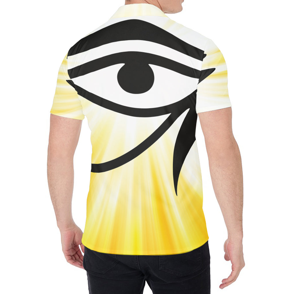 Eye Of Horus Symbol Print Men's Shirt