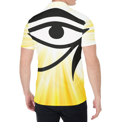 Eye Of Horus Symbol Print Men's Shirt