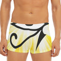 Eye Of Horus Symbol Print Men's Short Boxer Briefs