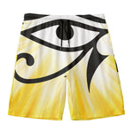 Eye Of Horus Symbol Print Men's Swim Trunks