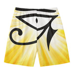 Eye Of Horus Symbol Print Men's Swim Trunks