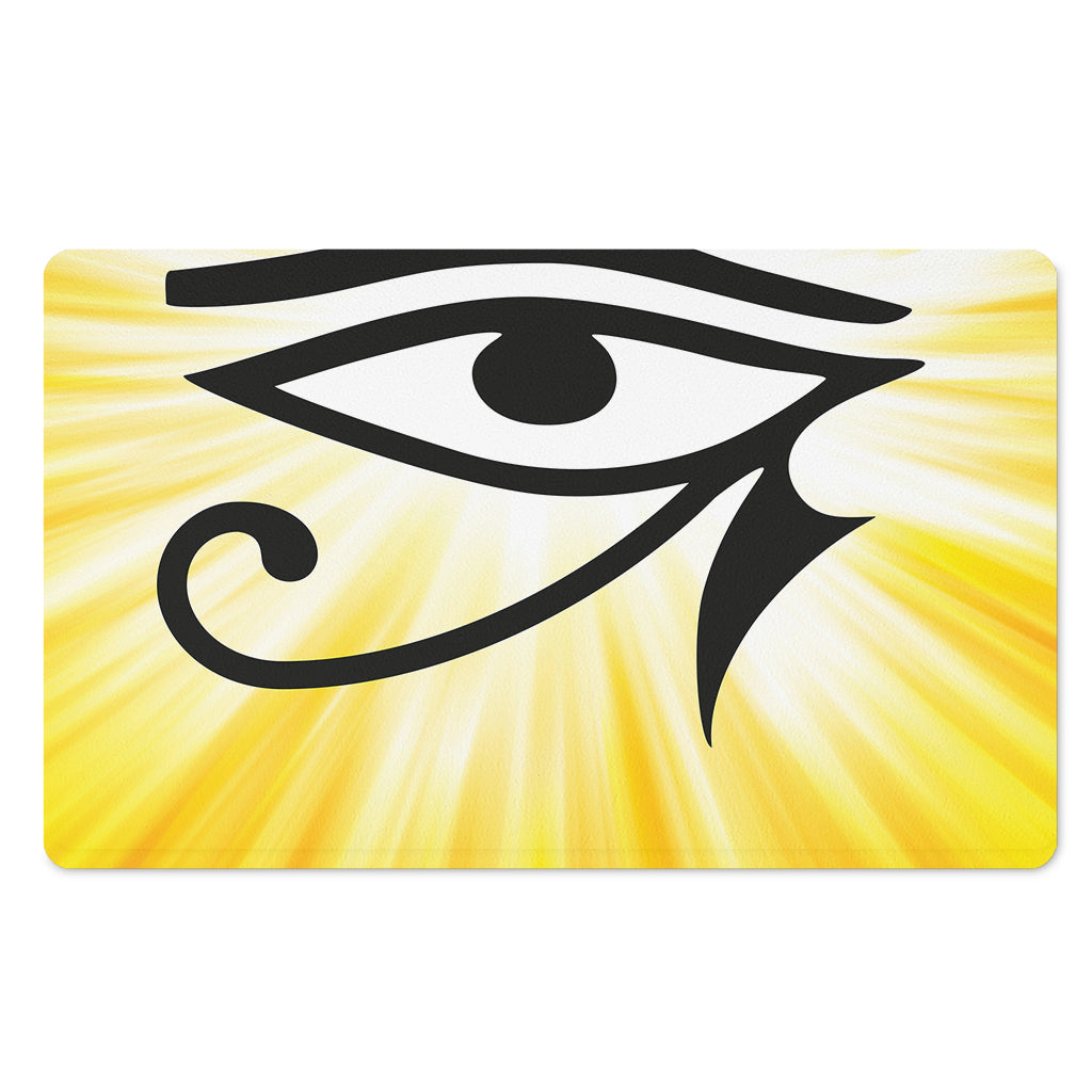 Eye Of Horus Symbol Print Polyester Doormat