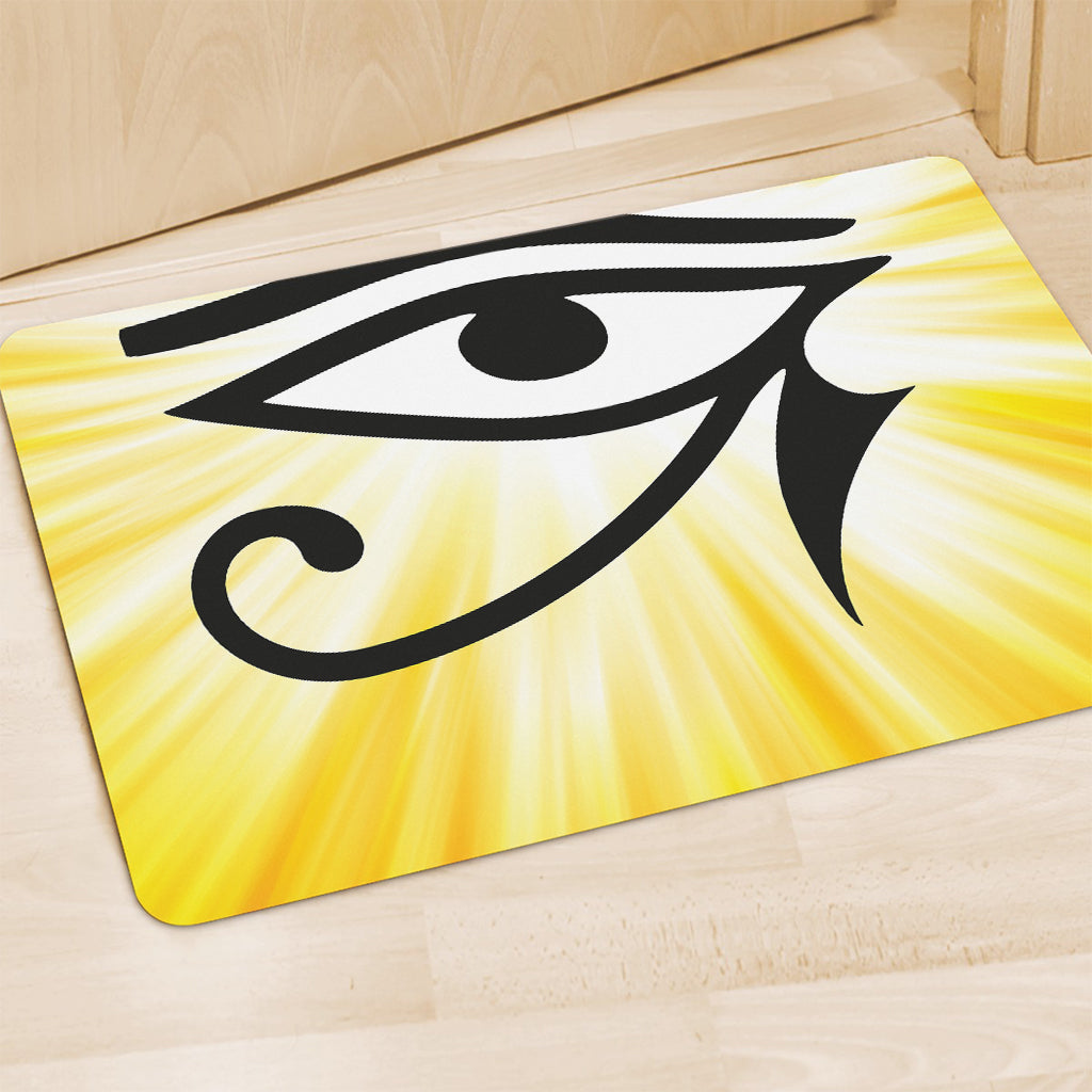 Eye Of Horus Symbol Print Polyester Doormat