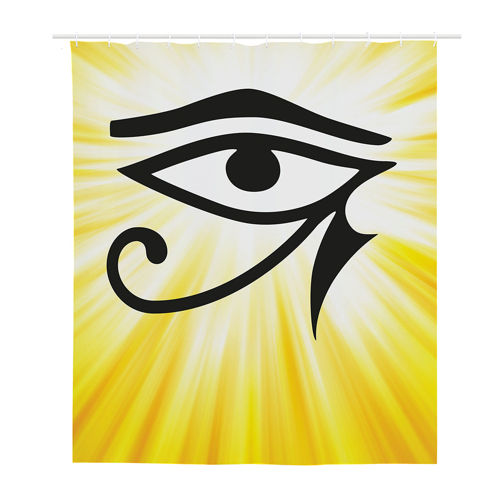 Eye Of Horus Symbol Print Polyester Shower Curtain