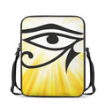Eye Of Horus Symbol Print Rectangular Crossbody Bag