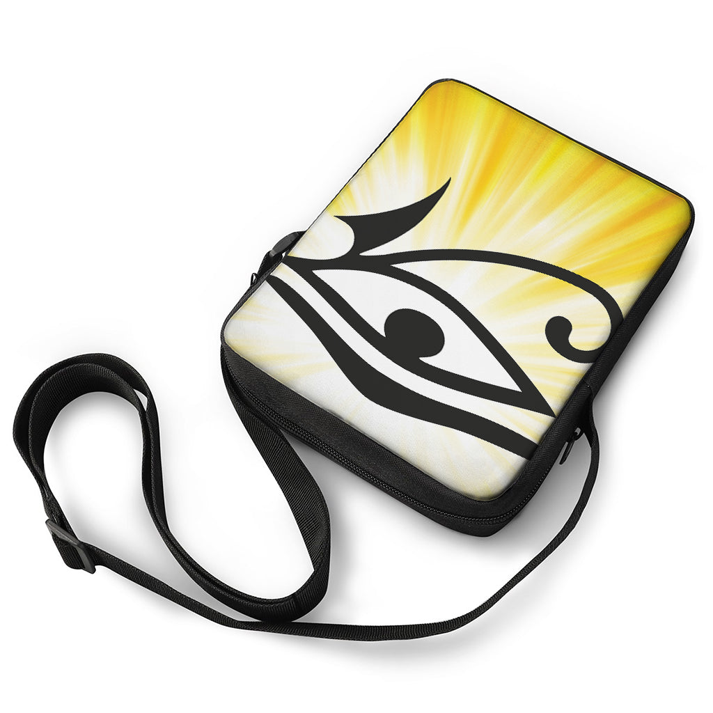 Eye Of Horus Symbol Print Rectangular Crossbody Bag