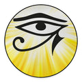 Eye Of Horus Symbol Print Round Floor Mat