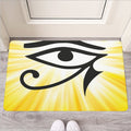 Eye Of Horus Symbol Print Rubber Doormat