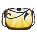 Eye Of Horus Symbol Print Saddle Bag