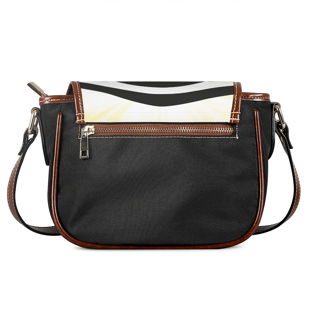 Eye Of Horus Symbol Print Saddle Bag