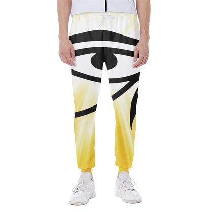 Eye Of Horus Symbol Print Scuba Joggers