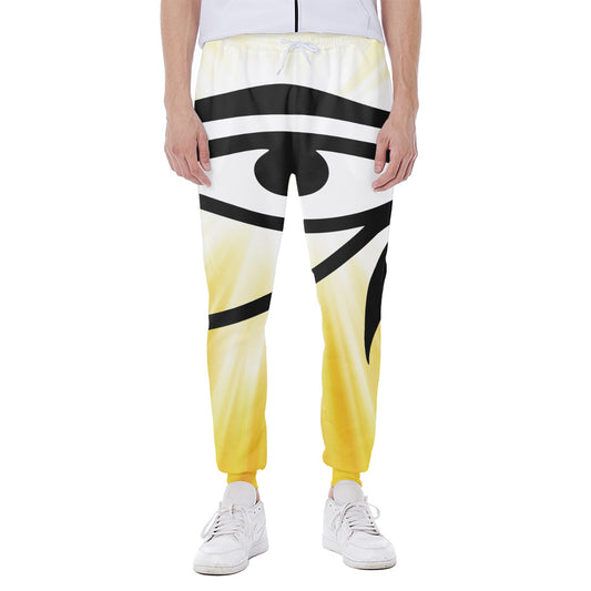 Eye Of Horus Symbol Print Scuba Joggers