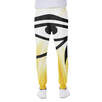 Eye Of Horus Symbol Print Scuba Joggers
