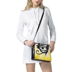Eye Of Horus Symbol Print Shoulder Handbag