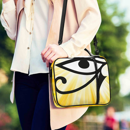 Eye Of Horus Symbol Print Shoulder Strap Bible Bag