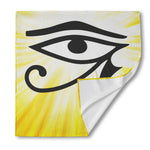 Eye Of Horus Symbol Print Silk Bandana