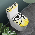 Eye Of Horus Symbol Print Toilet Lid And Tank Cover Set