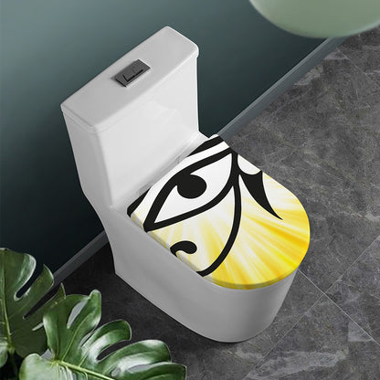 Eye Of Horus Symbol Print Toilet Lid Cover