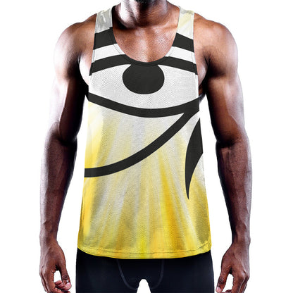 Eye Of Horus Symbol Print Training Tank Top