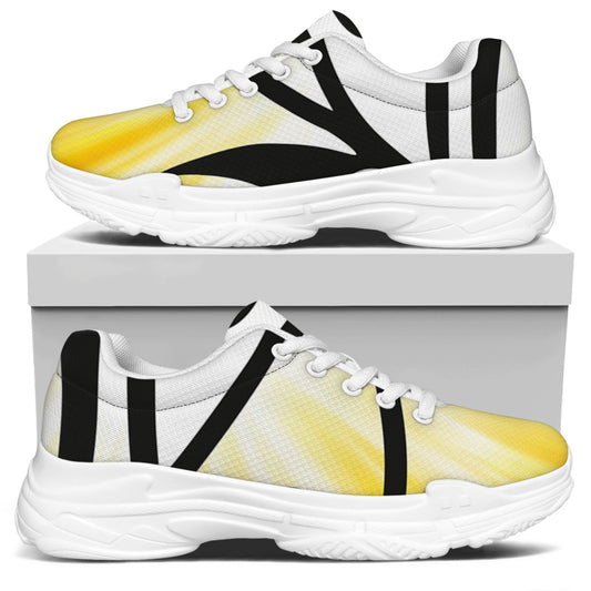Eye Of Horus Symbol Print White Chunky Shoes