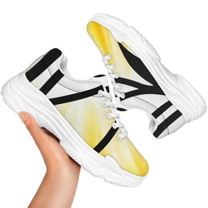 Eye Of Horus Symbol Print White Chunky Shoes