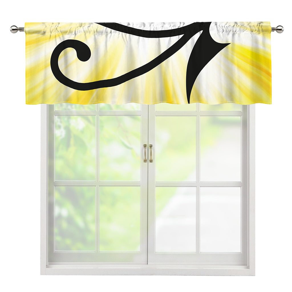 Eye Of Horus Symbol Print Window Valance