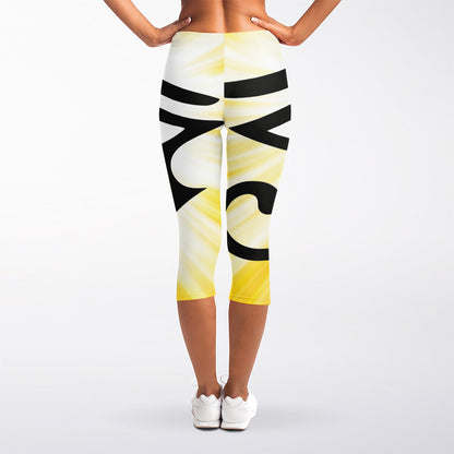 Eye Of Horus Symbol Print Women's Capri Leggings