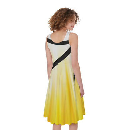 Eye Of Horus Symbol Print Women's Sleeveless Dress