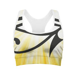 Eye Of Horus Symbol Print Women's Sports Bra