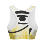 Eye Of Horus Symbol Print Women's Sports Bra