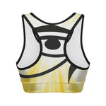 Eye Of Horus Symbol Print Women's Sports Bra