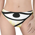 Eye Of Horus Symbol Print Women's Thong