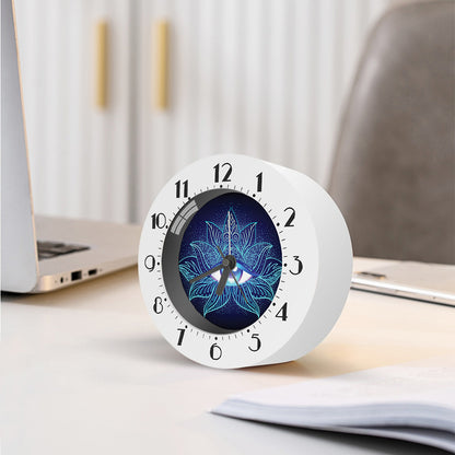 Eye of Providence Flower Print Alarm Clock