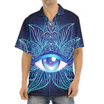 Eye of Providence Flower Print Aloha Shirt