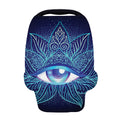 Eye of Providence Flower Print Baby Seat Cover